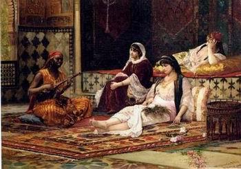 unknow artist Arab or Arabic people and life. Orientalism oil paintings 158 China oil painting art